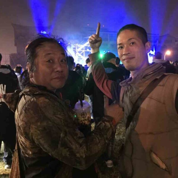 出番が終わって、またタピる頭目 クレイジーフライデーミュージックフェスティバル@台南