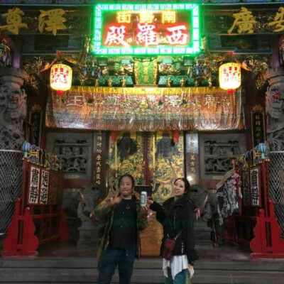 夜の神農街の
