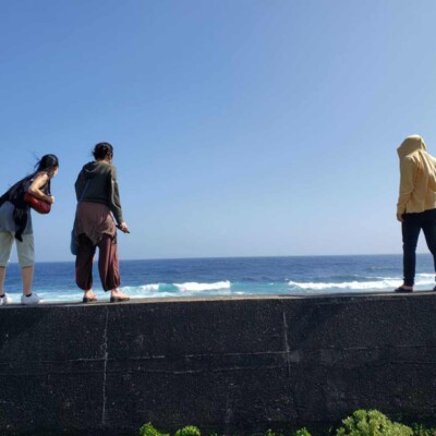 八丈島の海