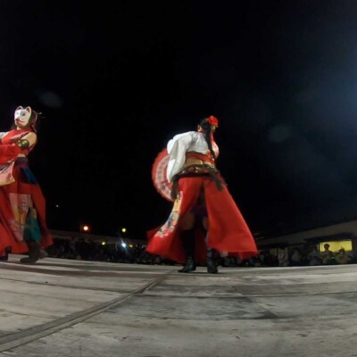 八丈島でベリーダンスを踊る