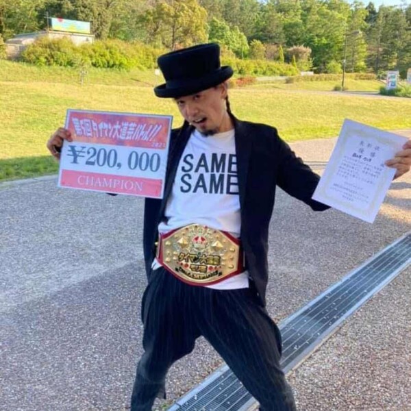 タイマン大道芸バトルでかんちゃんまさかの優勝! タイマン大道芸バトル