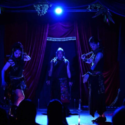 ビジュアルポイパフォーマンスのチーム演技