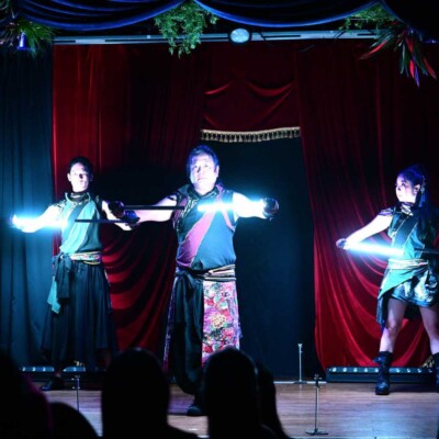 ビジュアルポイのチーム演技